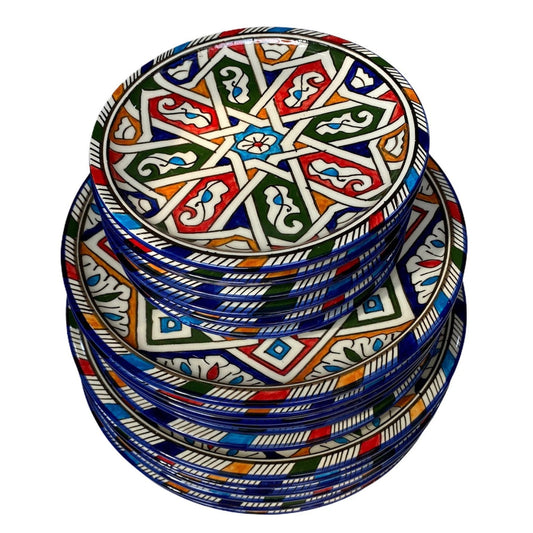 Handmade Moroccan Plates from Fes
