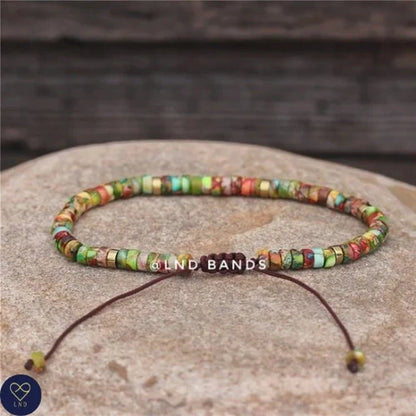 Colorful Jasper Bead Bracelet
