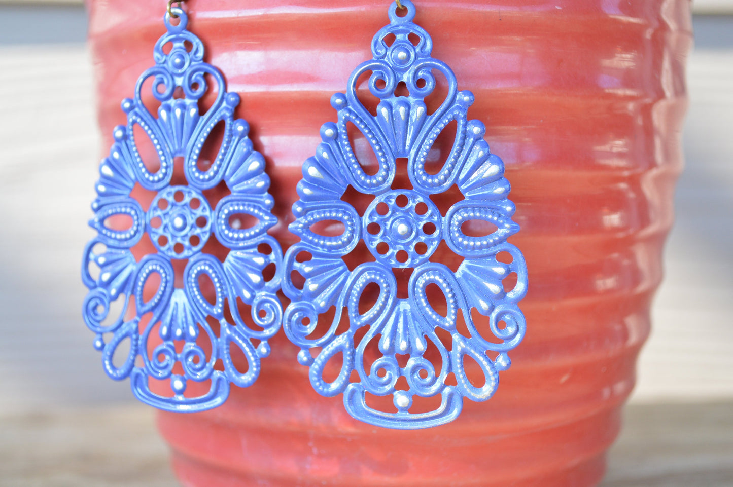 Boho Turquoise Drop Earrings