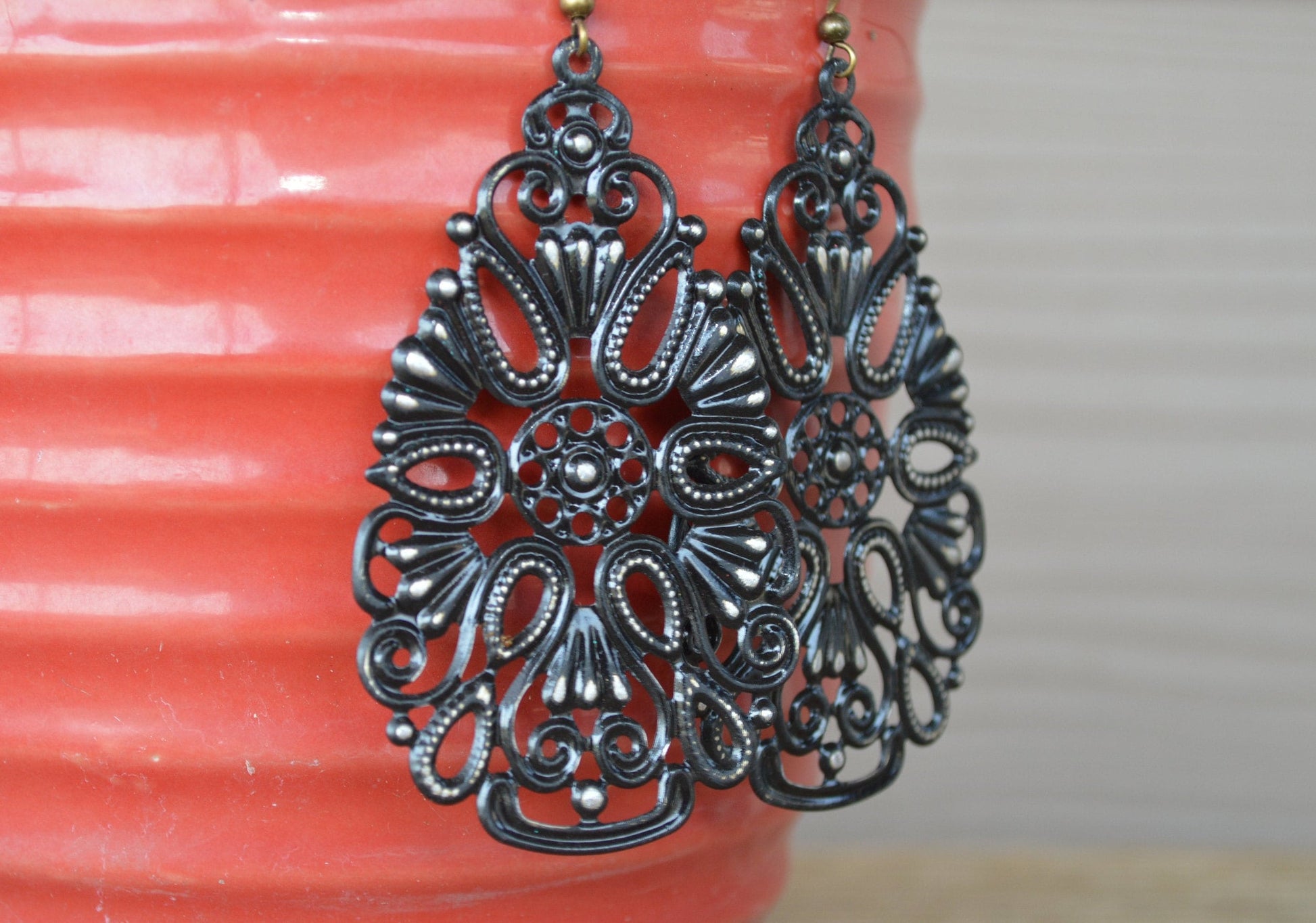 Boho Turquoise Drop Earrings