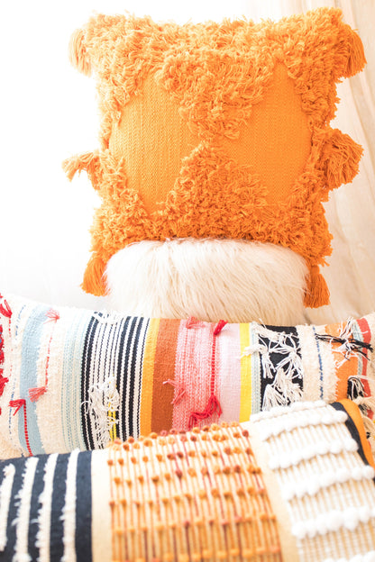 Bohemian Lumbar Throw Pillow Cover