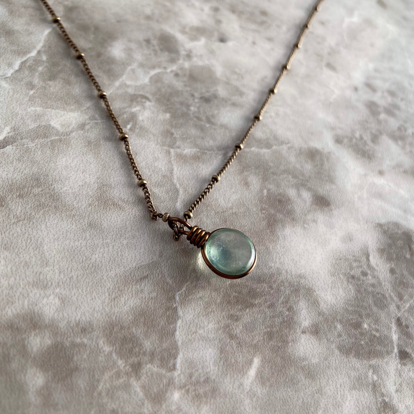 Dainty Raindrop Boho Necklace