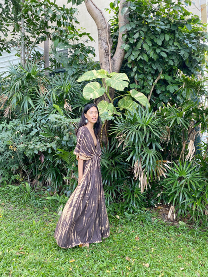 Hand Tie Dye Maxi Dress