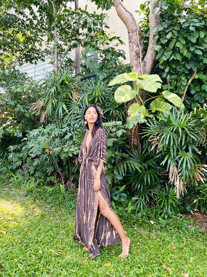 Hand Tie Dye Maxi Dress