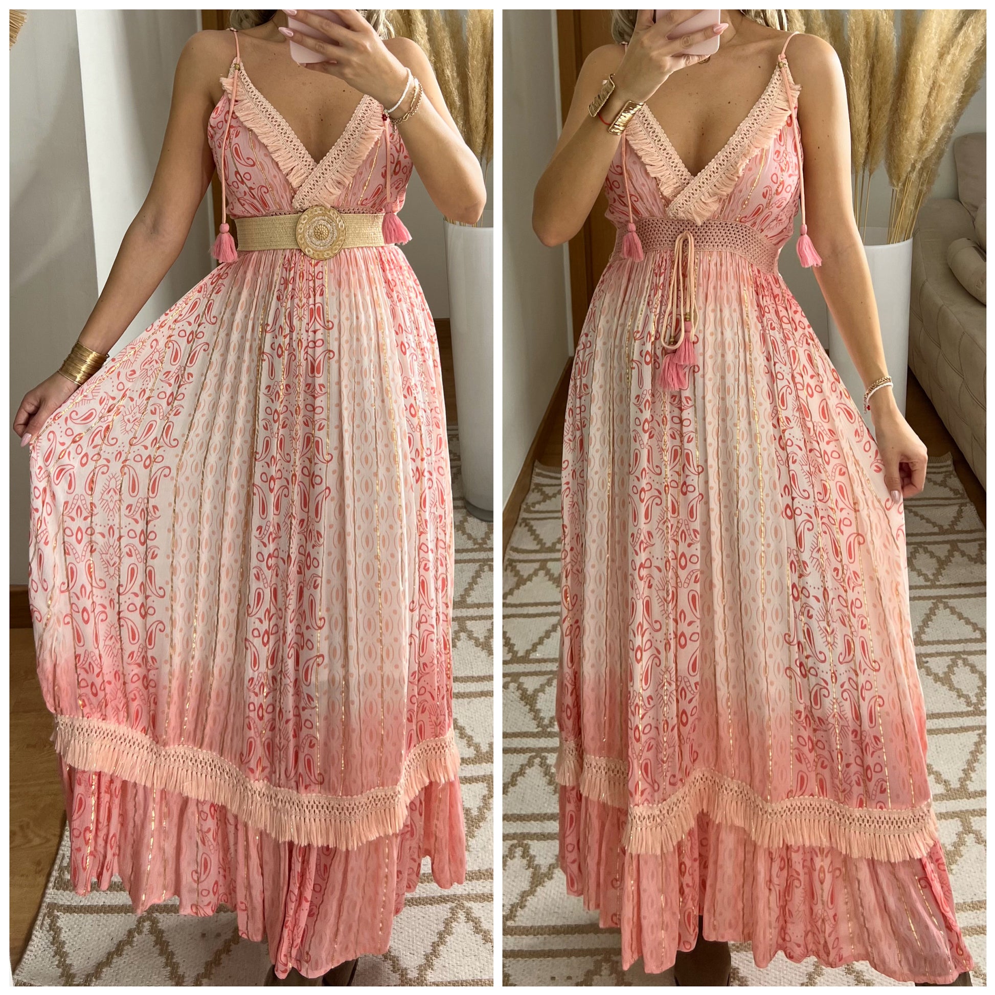 Cangu Maxi Boho Dress