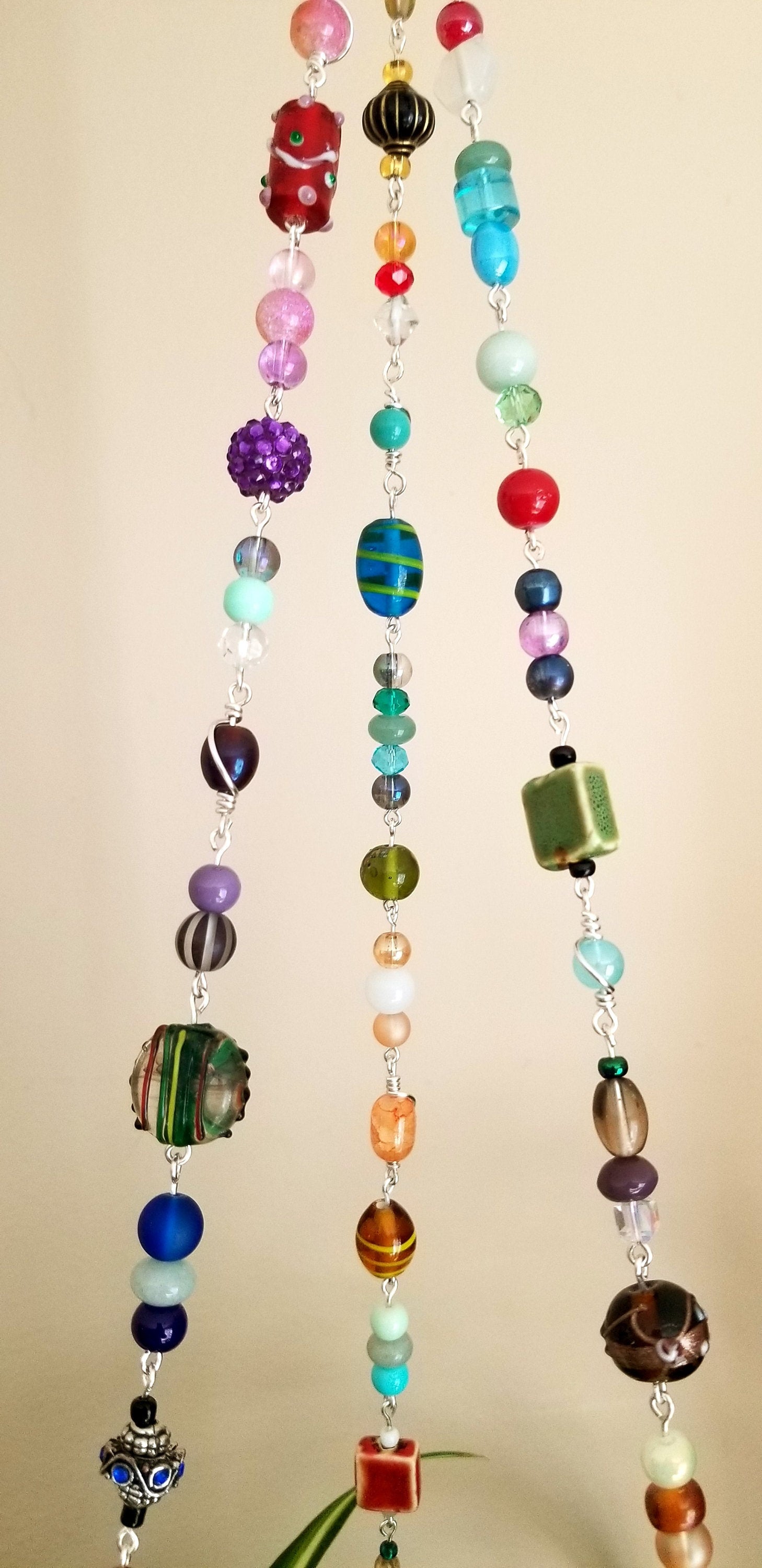 Suncatcher Beaded Plant Hanger