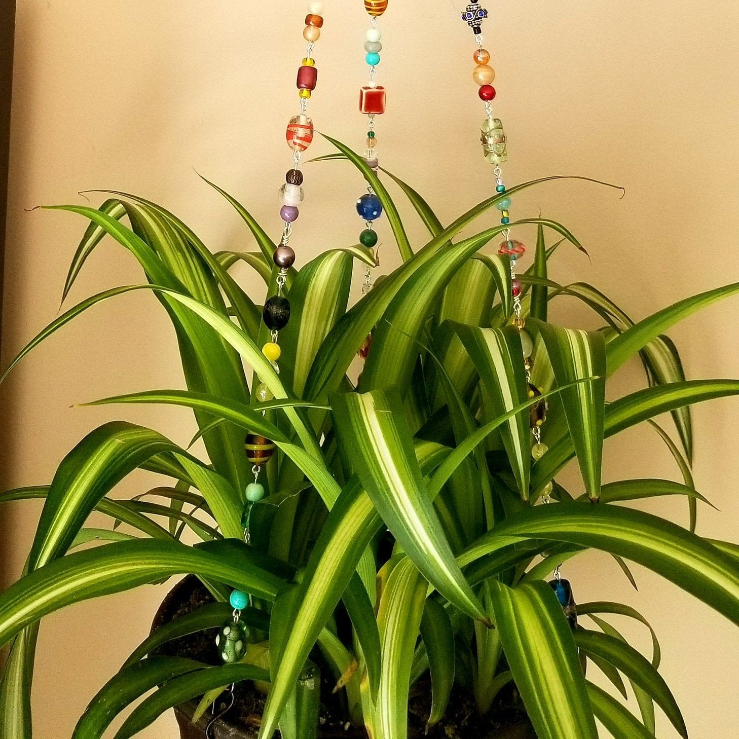 Suncatcher Beaded Plant Hanger