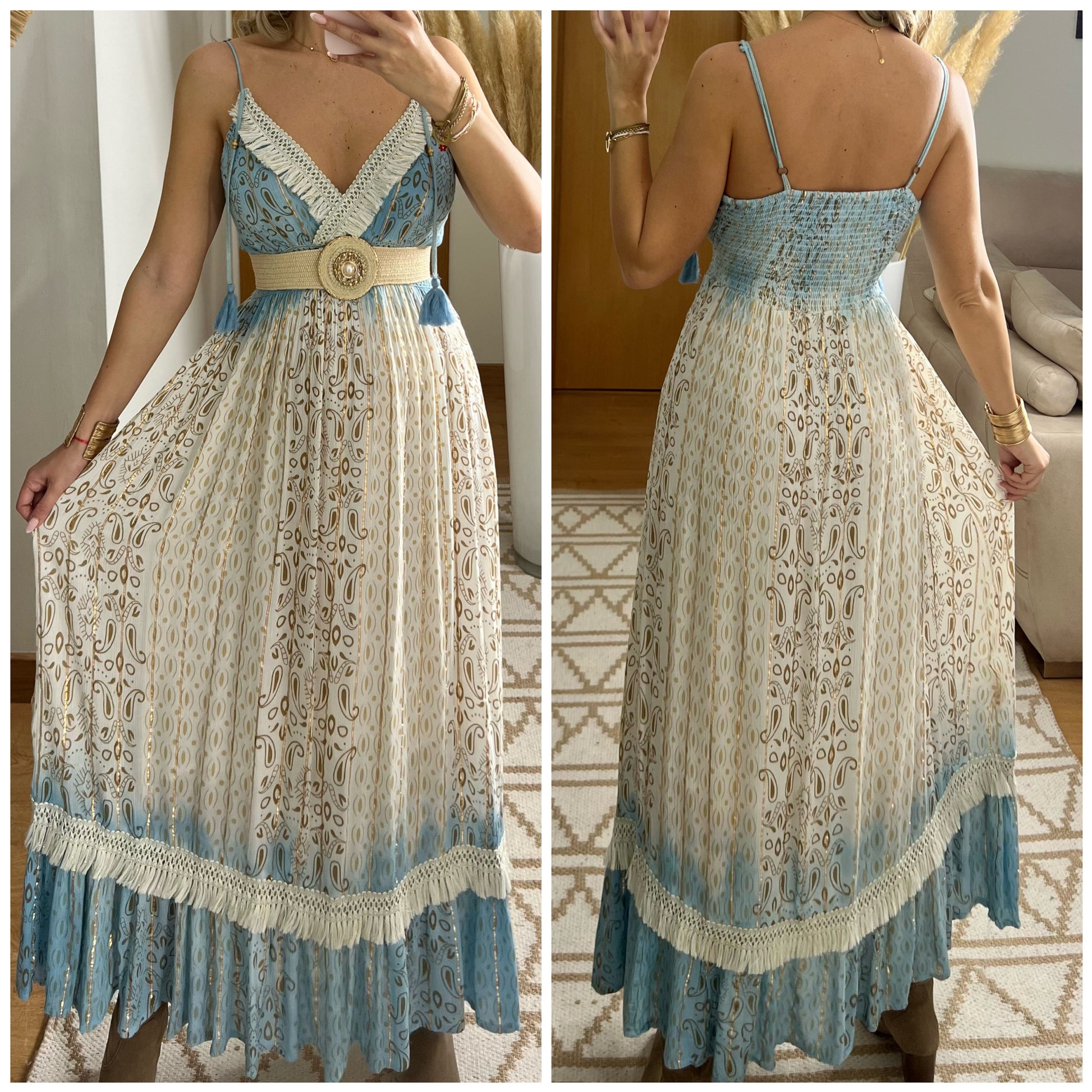 Cangu Maxi Boho Dress
