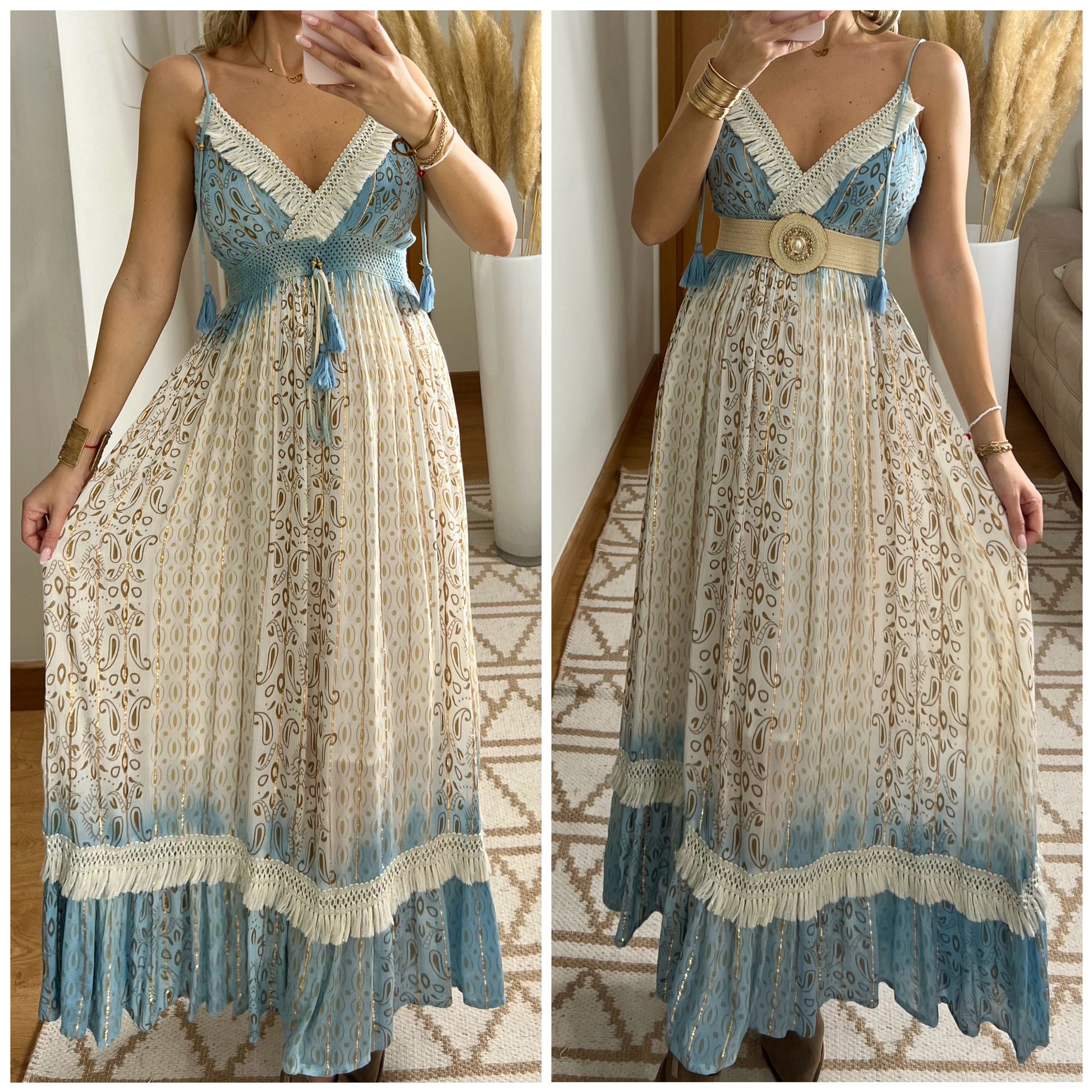 Cangu Maxi Boho Dress