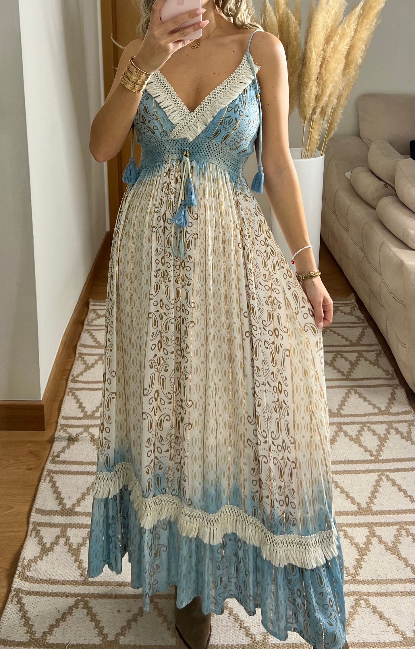 Cangu Maxi Boho Dress