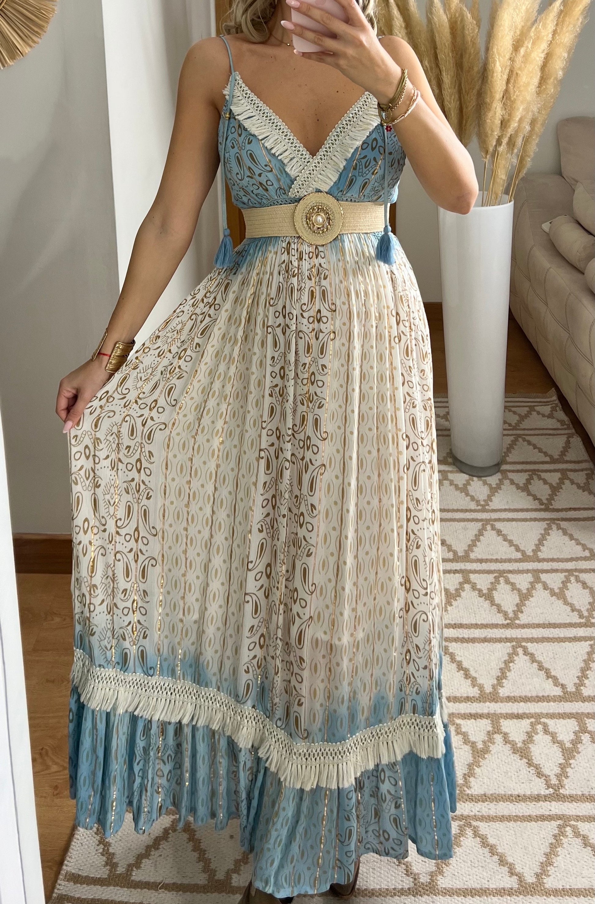 Cangu Maxi Boho Dress