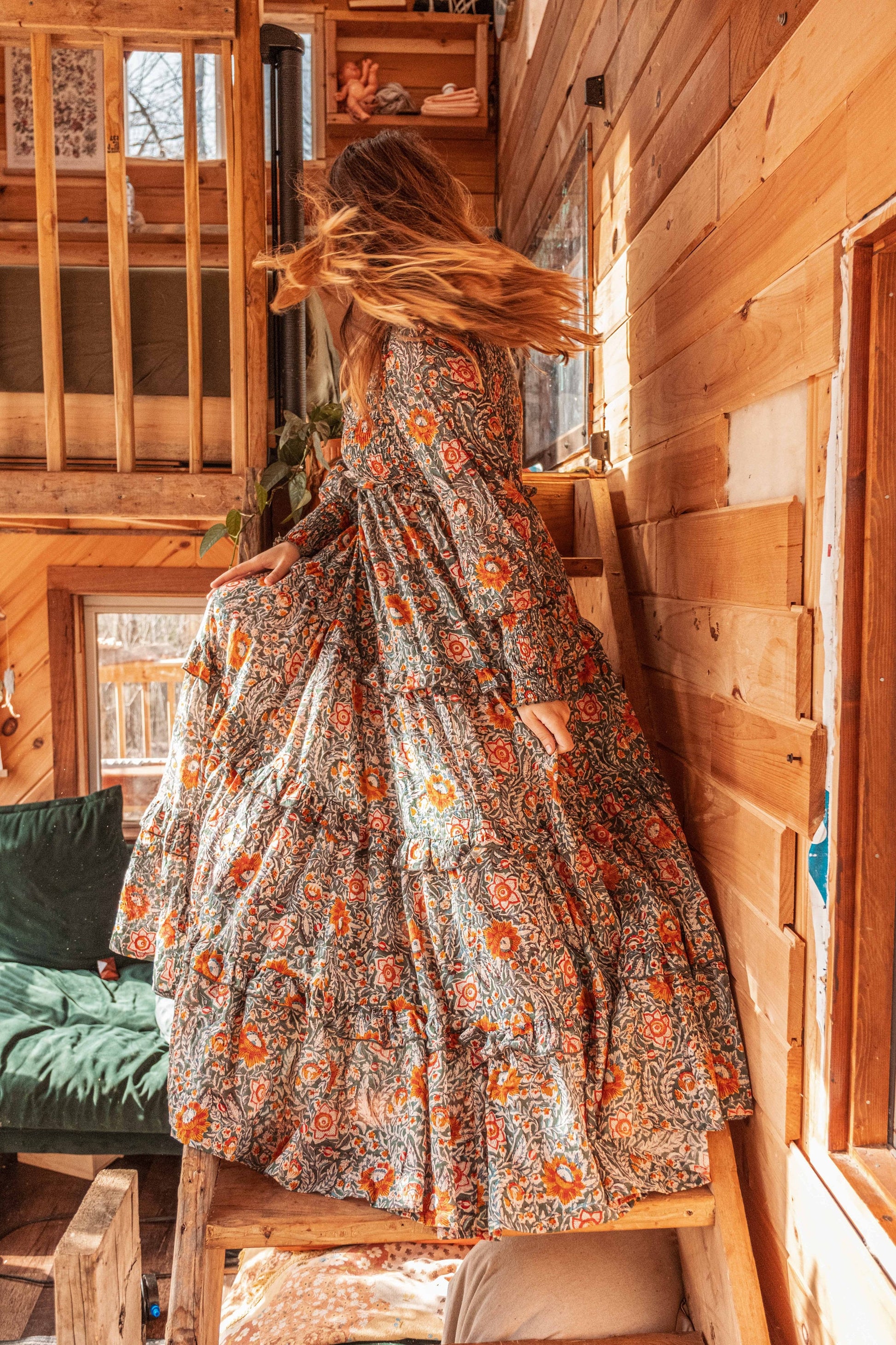 Bohemian Floral Maxi Dress