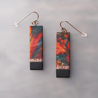 Artsy Reclaimed Wood Earrings