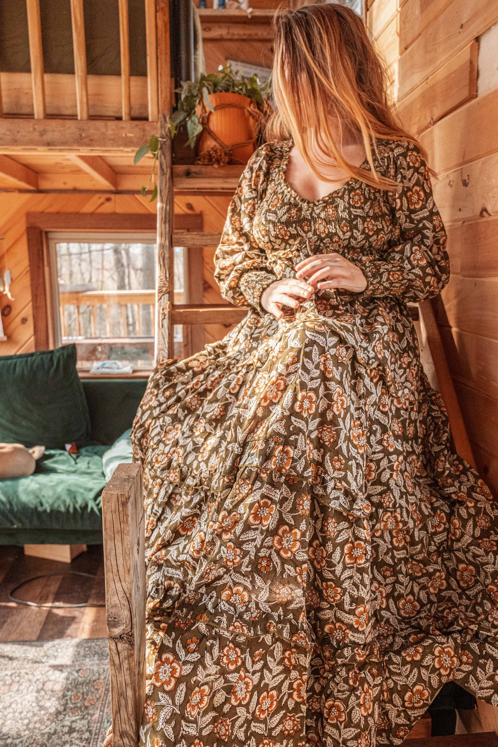 Bohemian Floral Maxi Dress