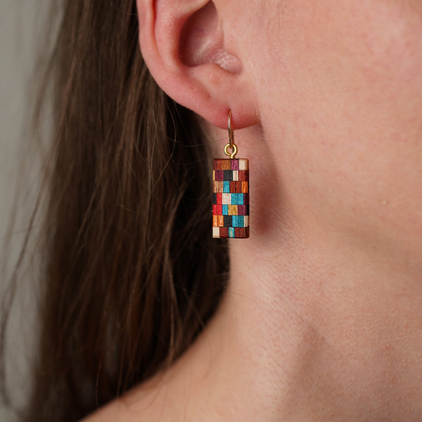 Artsy Reclaimed Wood Earrings