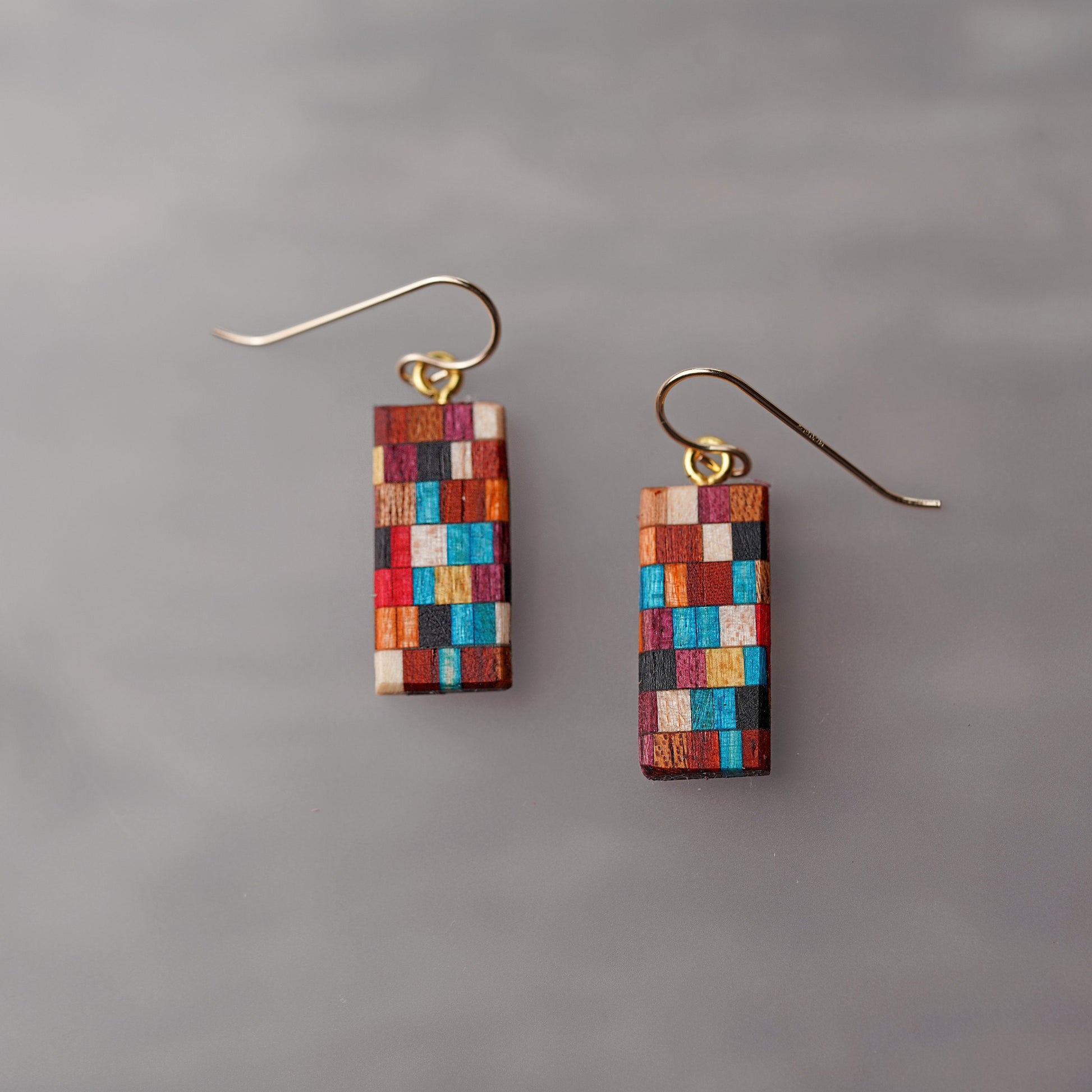 Artsy Reclaimed Wood Earrings