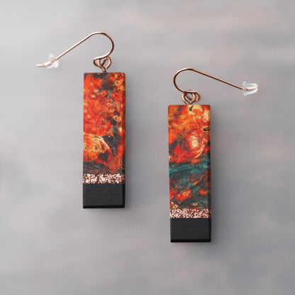Artsy Reclaimed Wood Earrings