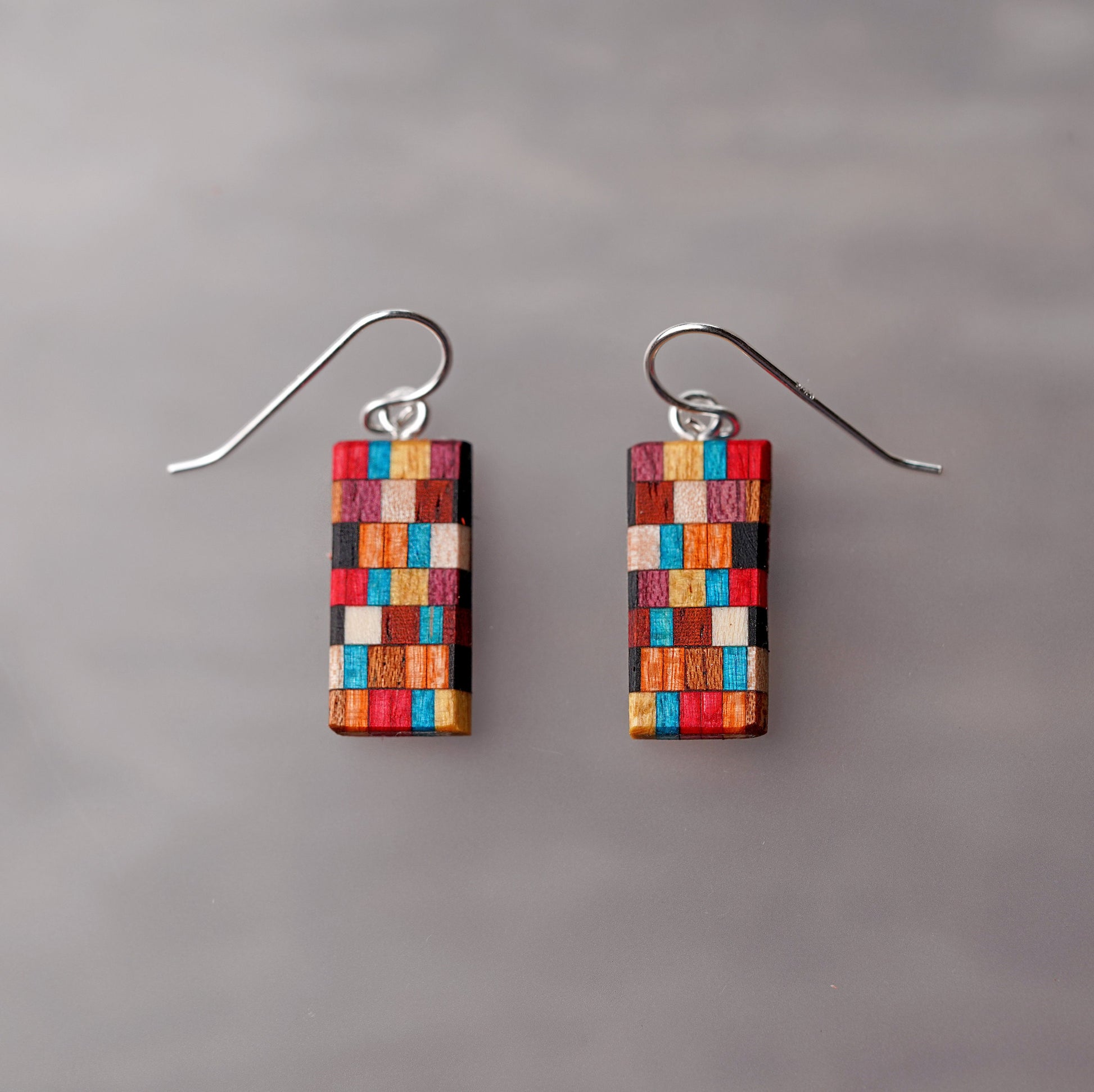 Artsy Reclaimed Wood Earrings