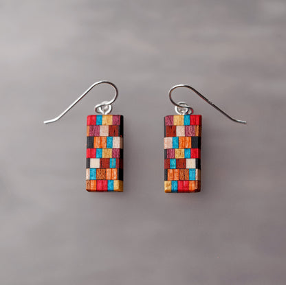 Artsy Reclaimed Wood Earrings