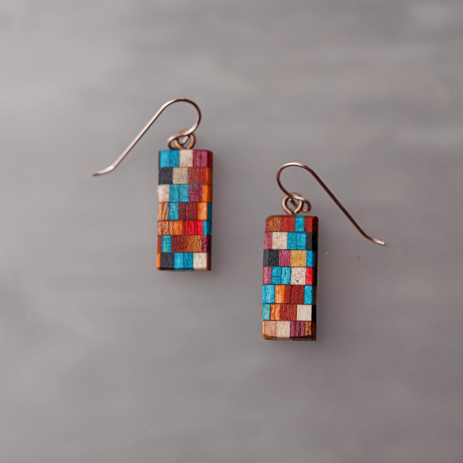Artsy Reclaimed Wood Earrings