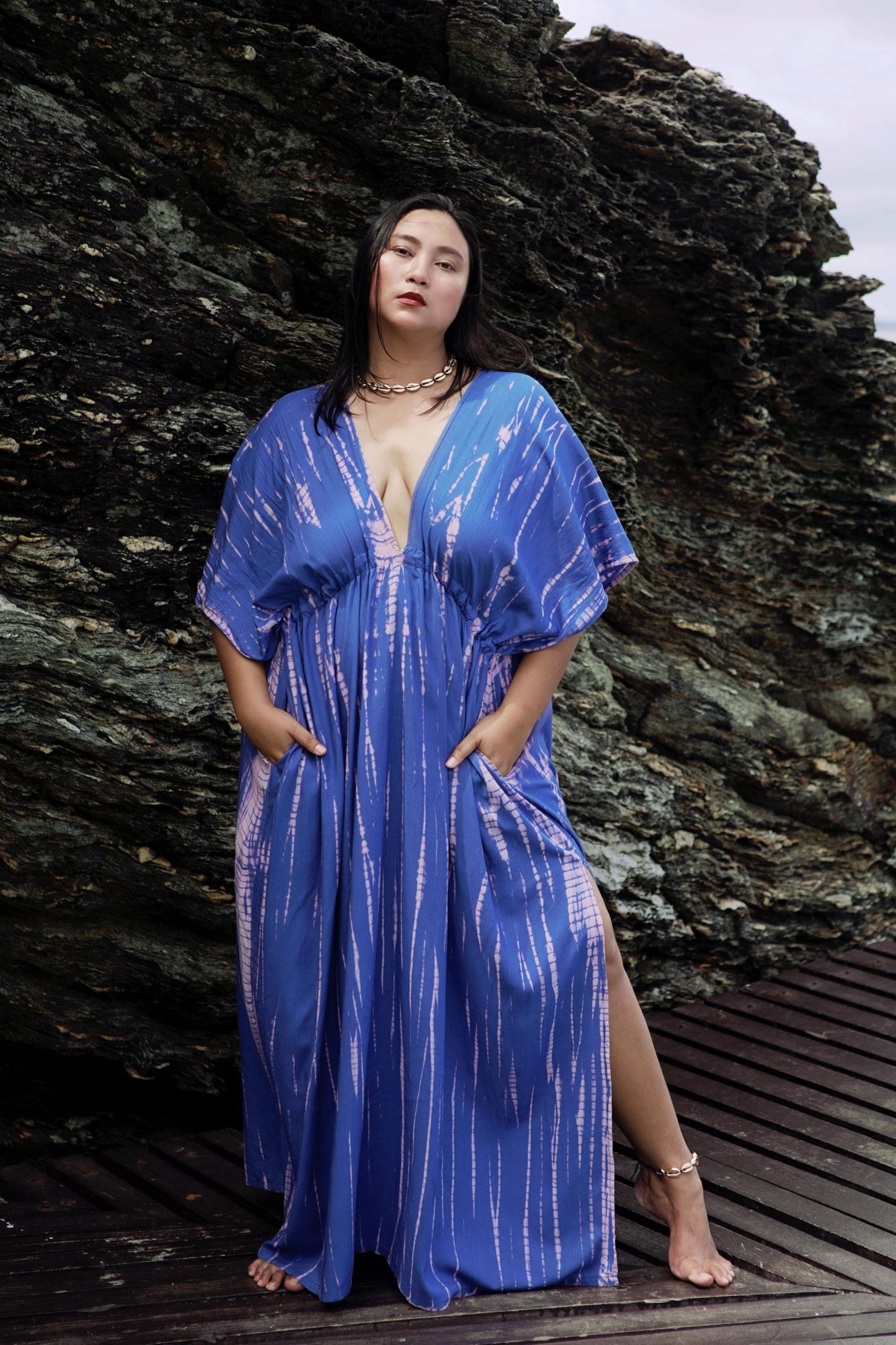 Hand Tie Dye Maxi Dress